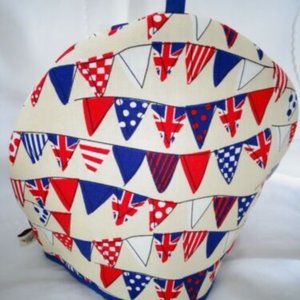 Flag Bunting Beige Tea Cozy C'est Ca Weave